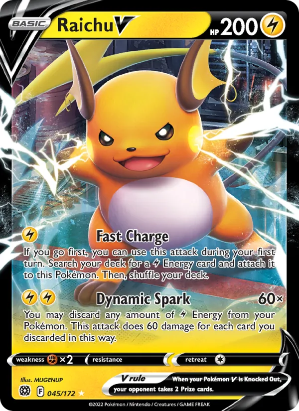 Raichu V 045 · Brilliant Stars