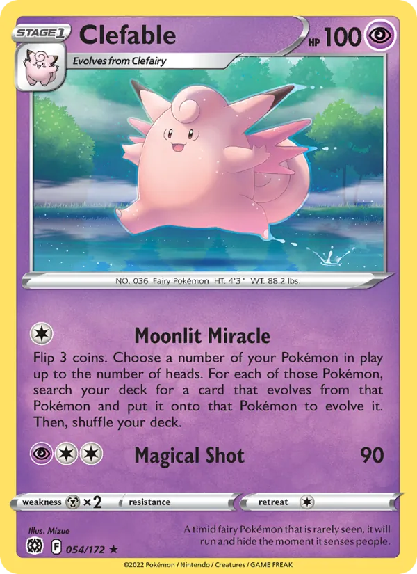 Clefable 054 · Brilliant Stars