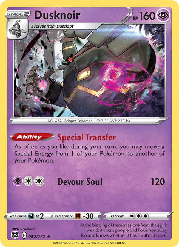 Dusknoir 062 · Brilliant Stars