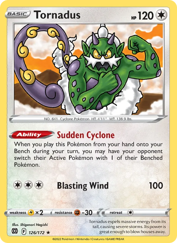 Tornadus 126 · Brilliant Stars