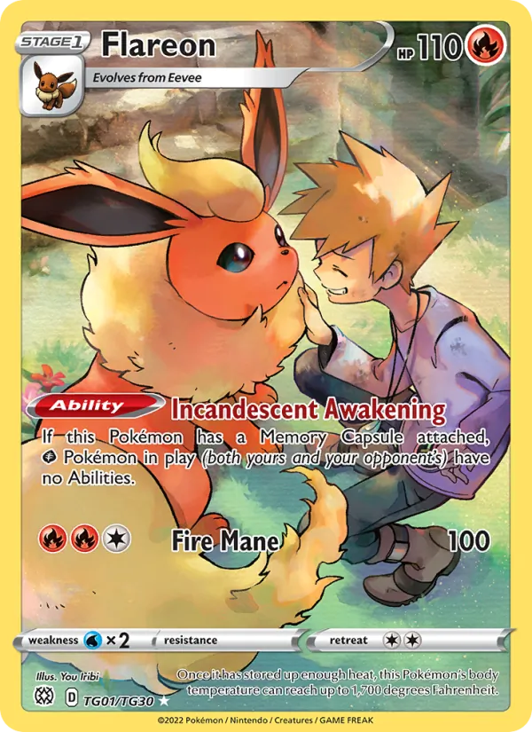 Flareon TG01 · Brilliant Stars Trainer Gallery