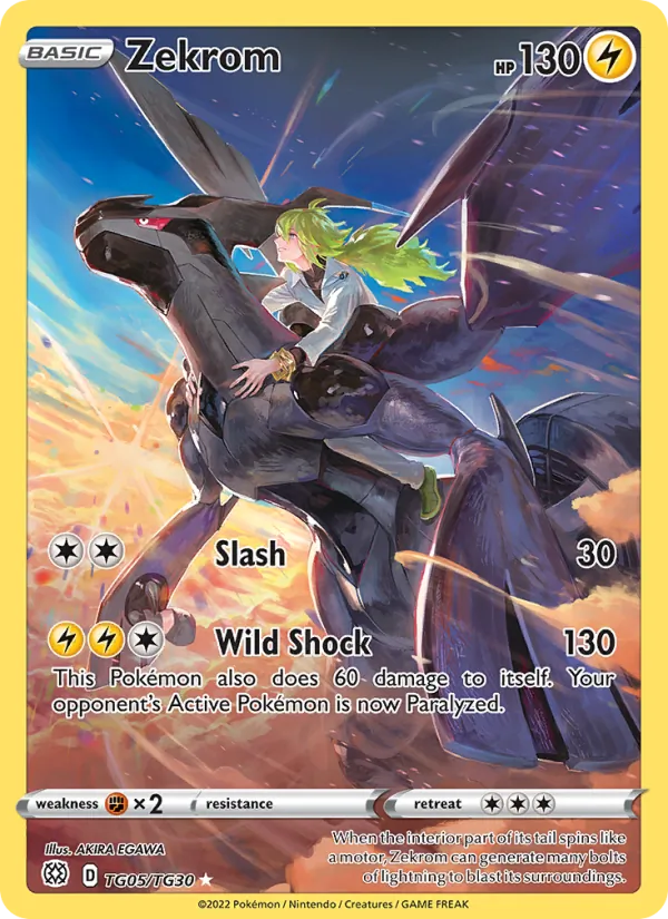 Zekrom TG05 · Brilliant Stars Trainer Gallery