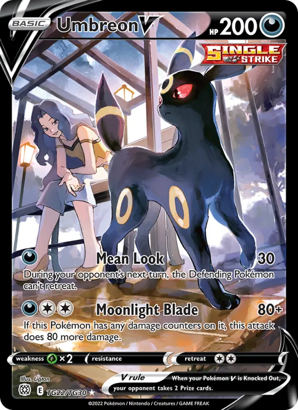 Umbreon V TG22 · Brilliant Stars Trainer Gallery