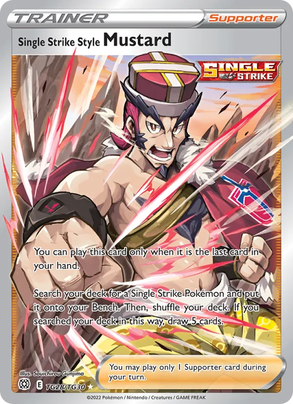 Single Strike Style Mustard TG28 · Brilliant Stars Trainer Gallery