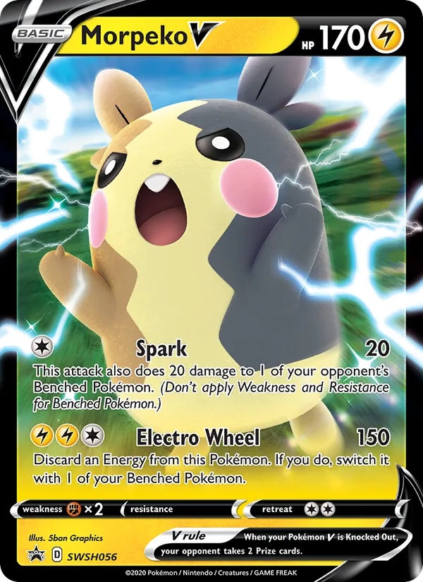 Morpeko V SWSH056 · SWSH Black Star Promos
