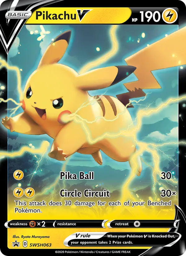 Pikachu V SWSH063 · SWSH Black Star Promos