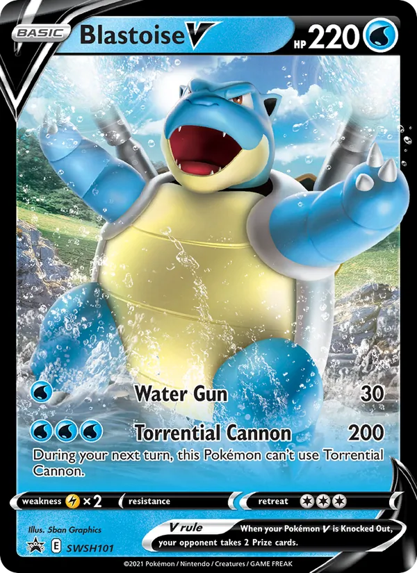 Blastoise V SWSH101 · SWSH Black Star Promos