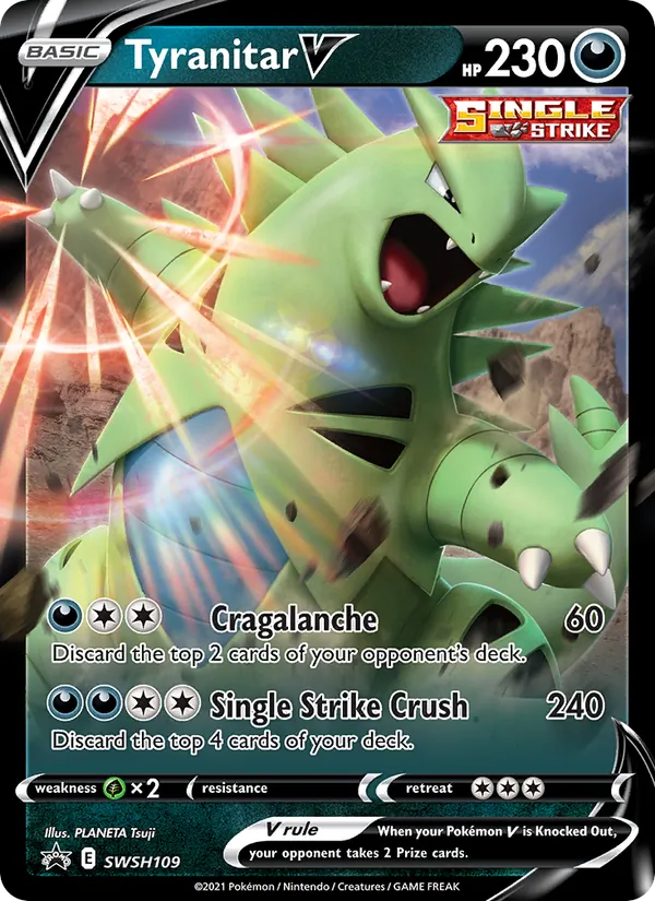 Tyranitar V SWSH109 · SWSH Black Star Promos