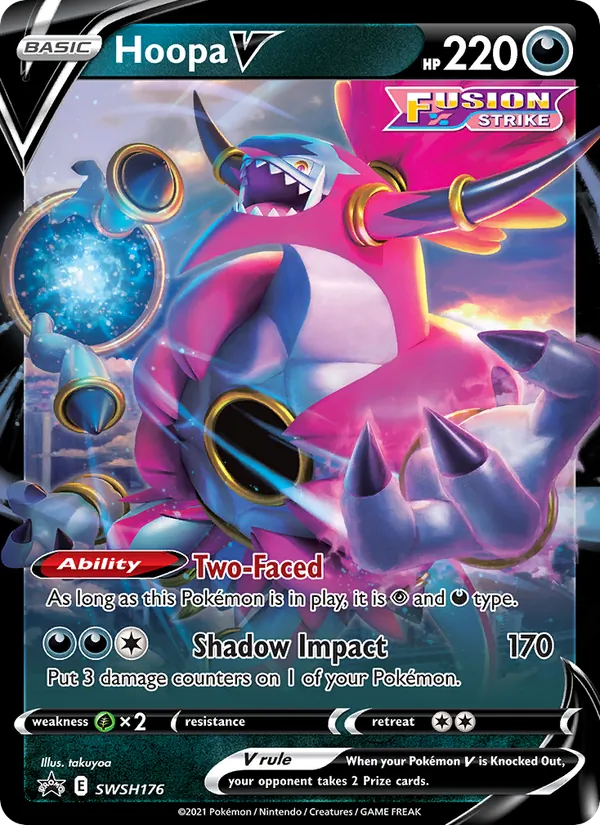 Hoopa V SWSH176 · SWSH Black Star Promos