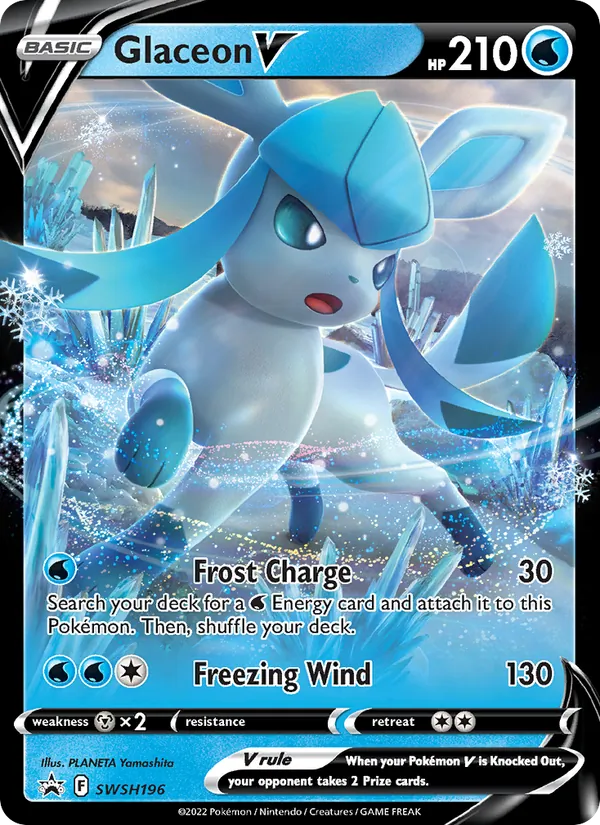 Glaceon V SWSH196 · SWSH Black Star Promos