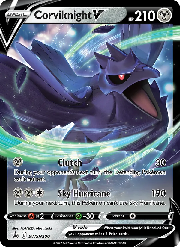 Corviknight V SWSH200 · SWSH Black Star Promos