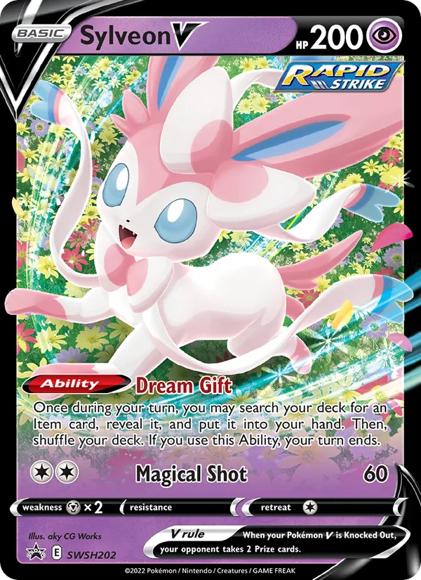 Sylveon V SWSH202 · SWSH Black Star Promos
