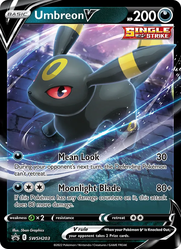 Umbreon V SWSH203 · SWSH Black Star Promos