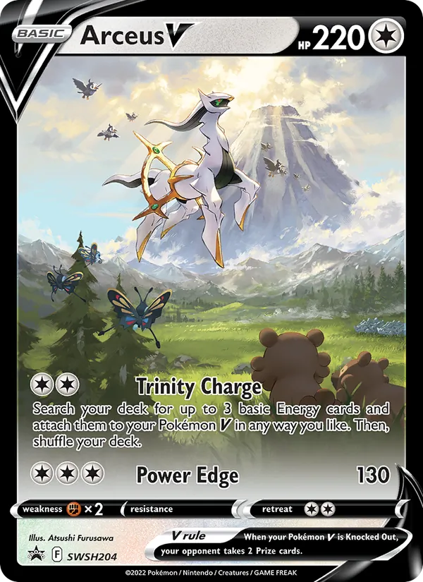 Arceus V SWSH204 · SWSH Black Star Promos