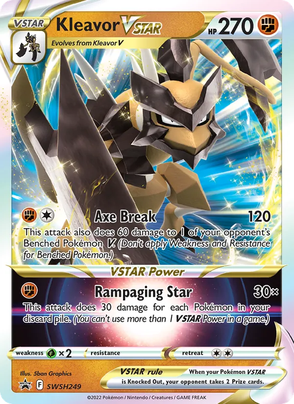 Kleavor VSTAR SWSH249 · SWSH Black Star Promos