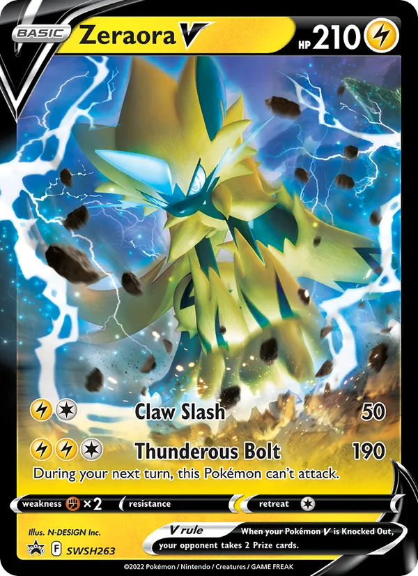Zeraora V SWSH263 · SWSH Black Star Promos