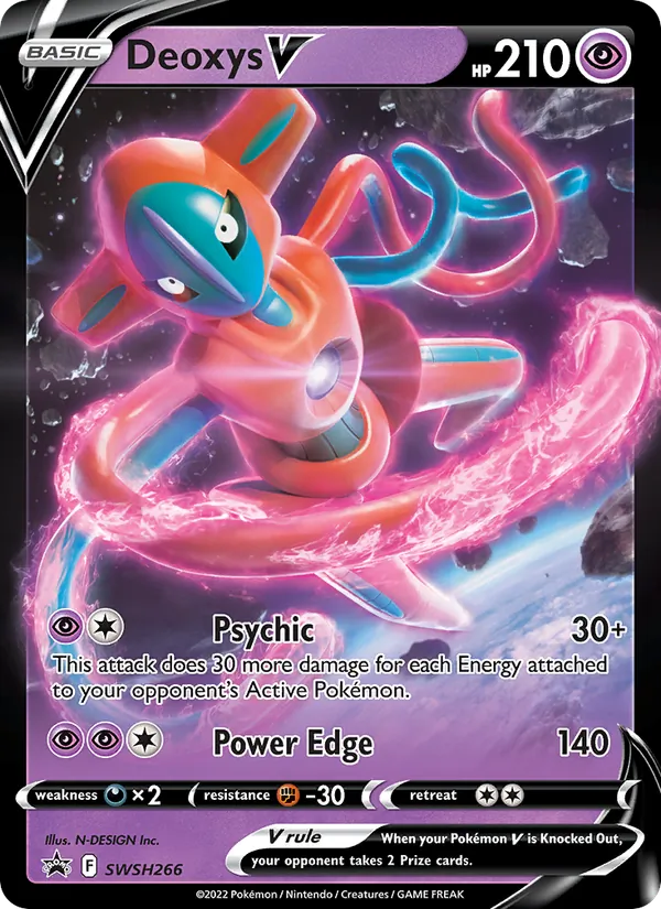 Deoxys V SWSH266 · SWSH Black Star Promos