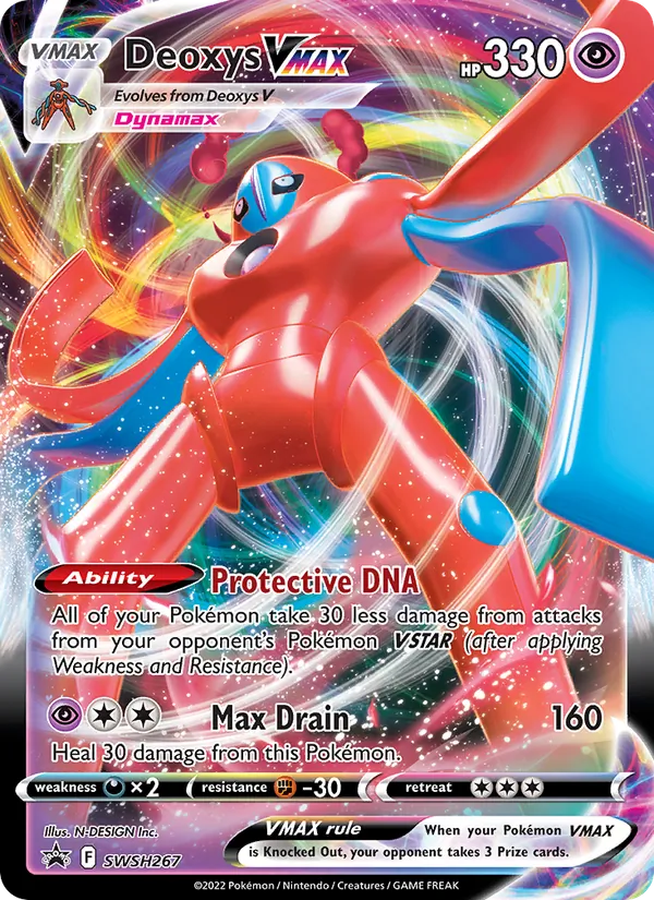 Deoxys VMAX SWSH267 · SWSH Black Star Promos
