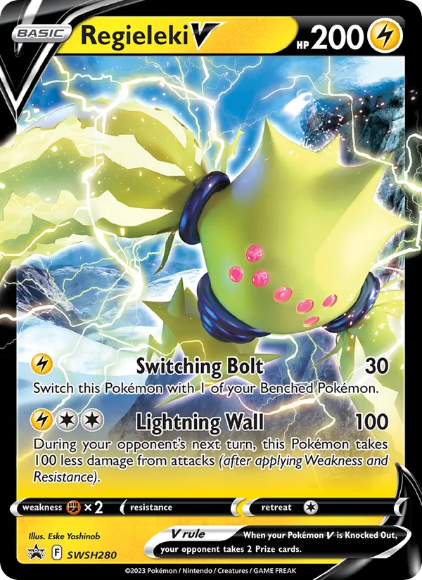 Regieleki V SWSH280 · SWSH Black Star Promos