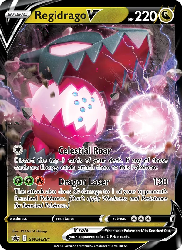 Regidrago V SWSH281 · SWSH Black Star Promos