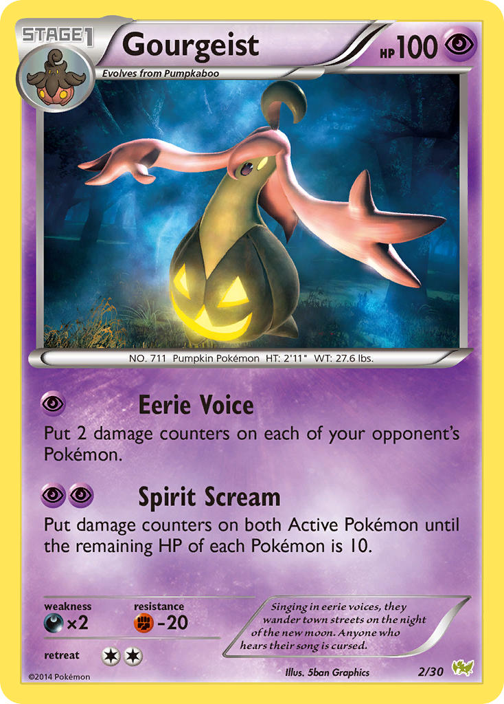 Gourgeist 2 · XY trainer Kit (Noivern)