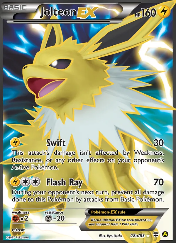 Jolteon-EX 28a · Generations