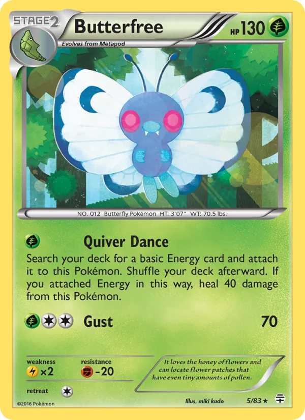 Butterfree 5 · Generations