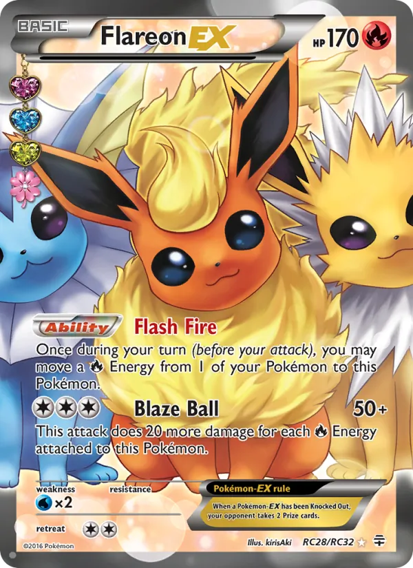Flareon EX RC28 · Generations