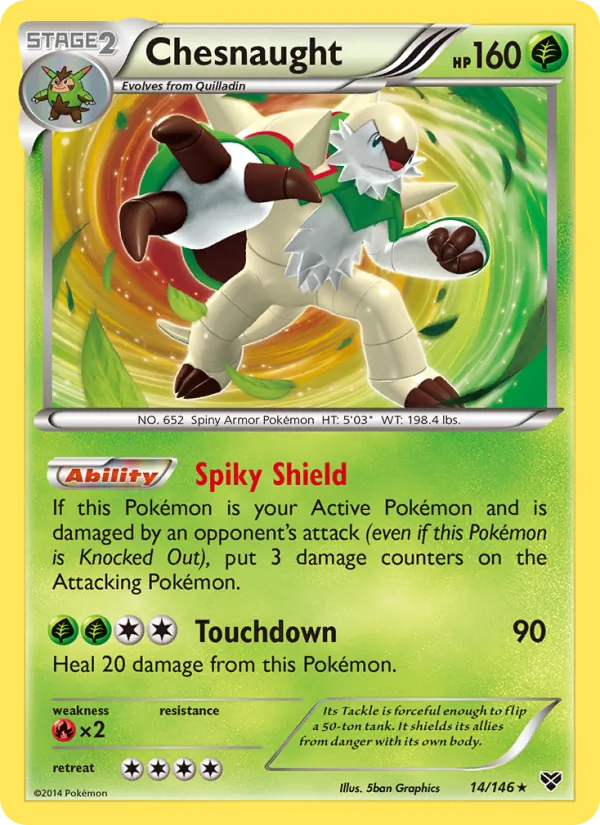 Chesnaught 14 · XY