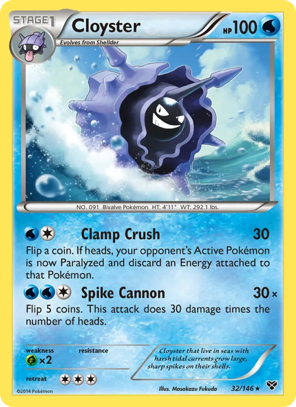 Cloyster 32 · XY
