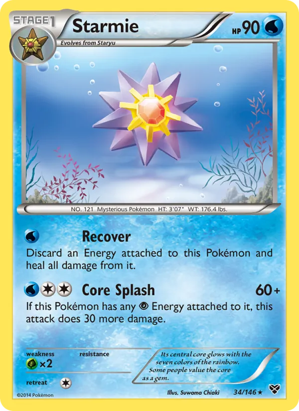 Starmie 34 · XY
