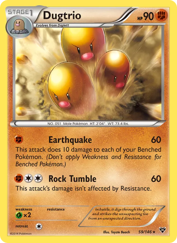 Dugtrio 59 · XY