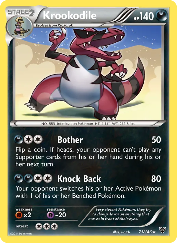 Krookodile 71 · XY