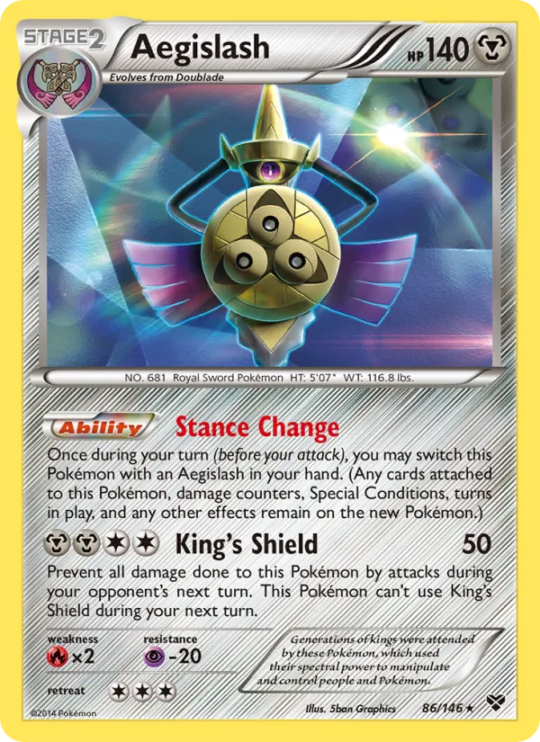Aegislash 86 · XY
