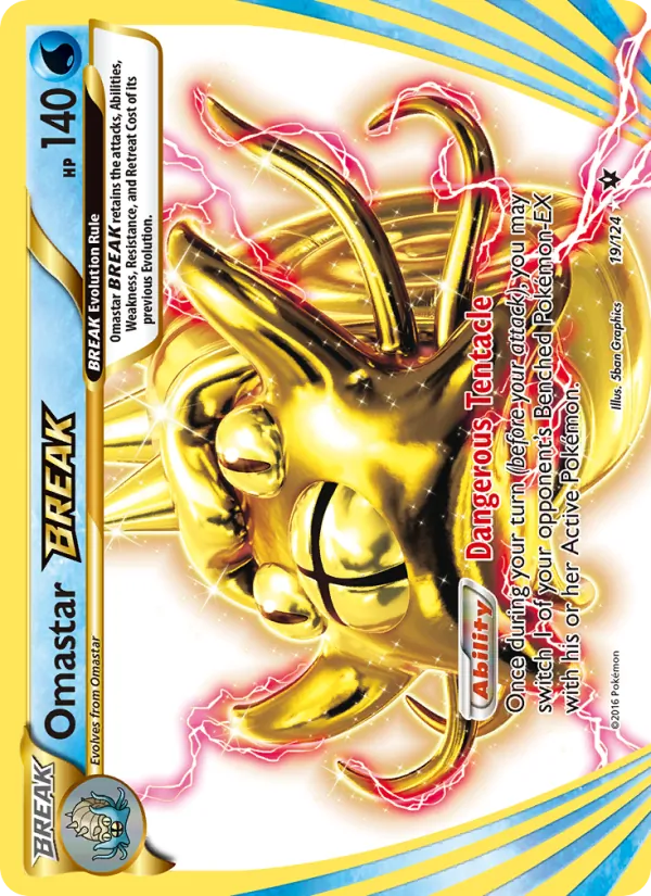 Omastar BREAK 19 · Fates Collide