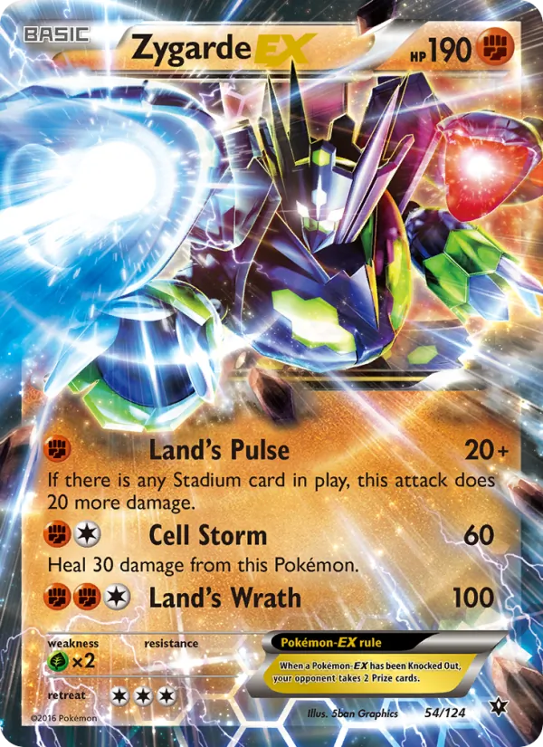 Zygarde EX 54 · Fates Collide