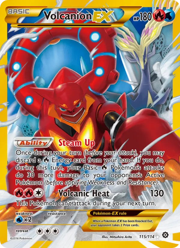 Volcanion EX 115 · Steam Siege