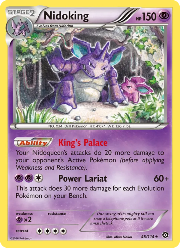 Nidoking 45 · Steam Siege