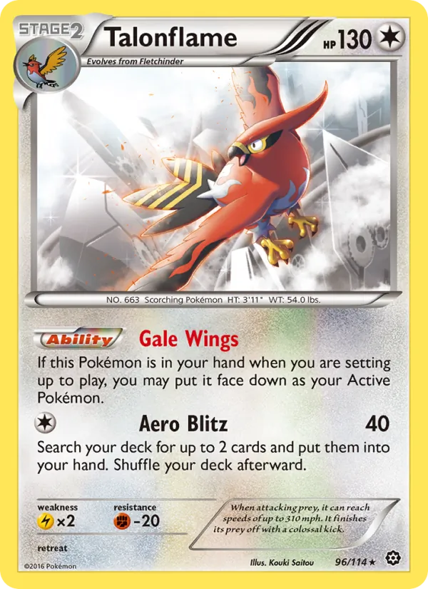 Talonflame 96 · Steam Siege