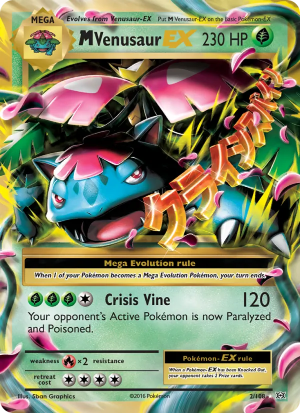 M Venusaur EX 2 · Evolutions