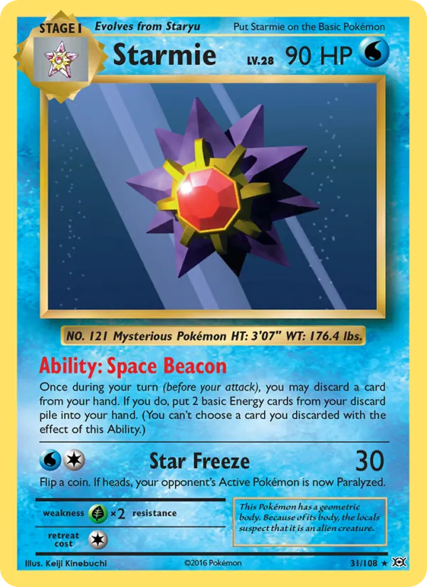 Starmie 31 · Evolutions