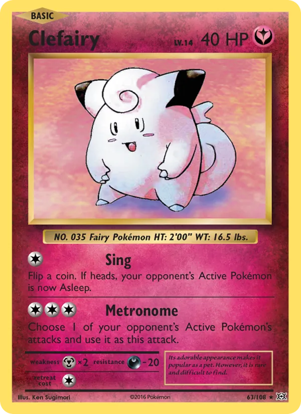 Clefairy 63 · Evolutions