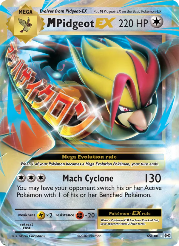 M Pidgeot EX 65 · Evolutions