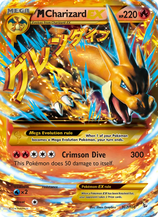 M Charizard EX 107 · Flashfire