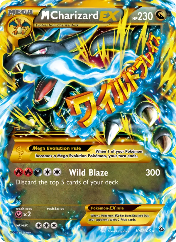 M Charizard EX 108 · Flashfire