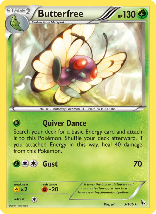 Butterfree 3 · Flashfire