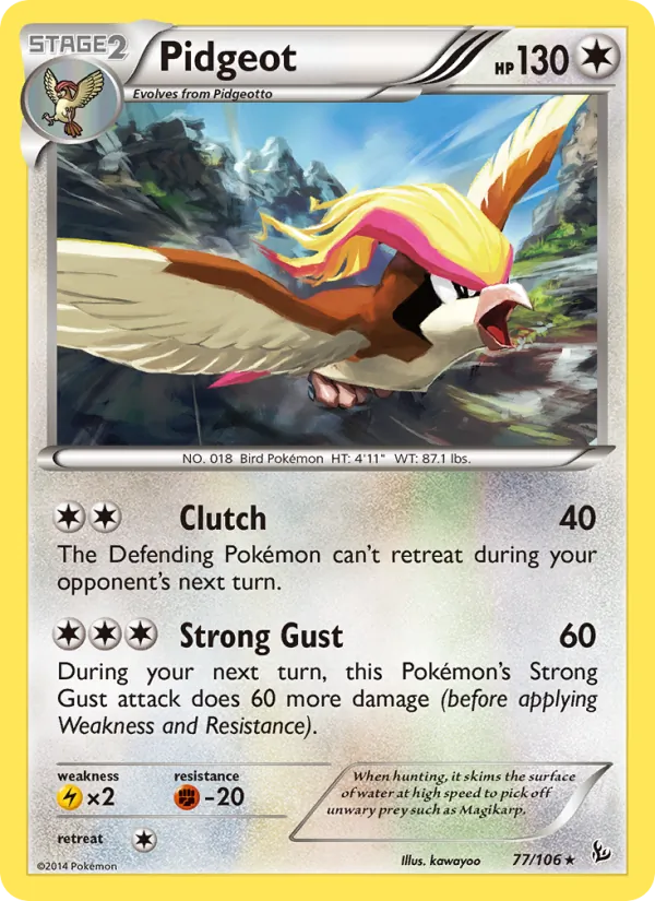 Pidgeot 77 · Flashfire