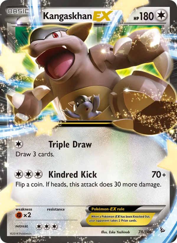 Kangaskhan EX 78 · Flashfire