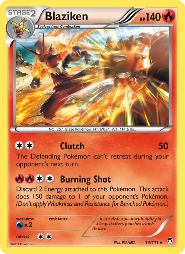 Blaziken 14 · Furious Fists