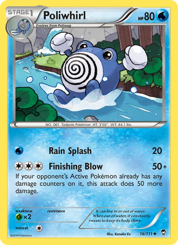 Poliwhirl 16 · Furious Fists